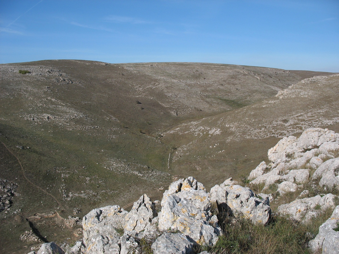 Paesaggio attuale, Lama del Garagnone, Alta murgia