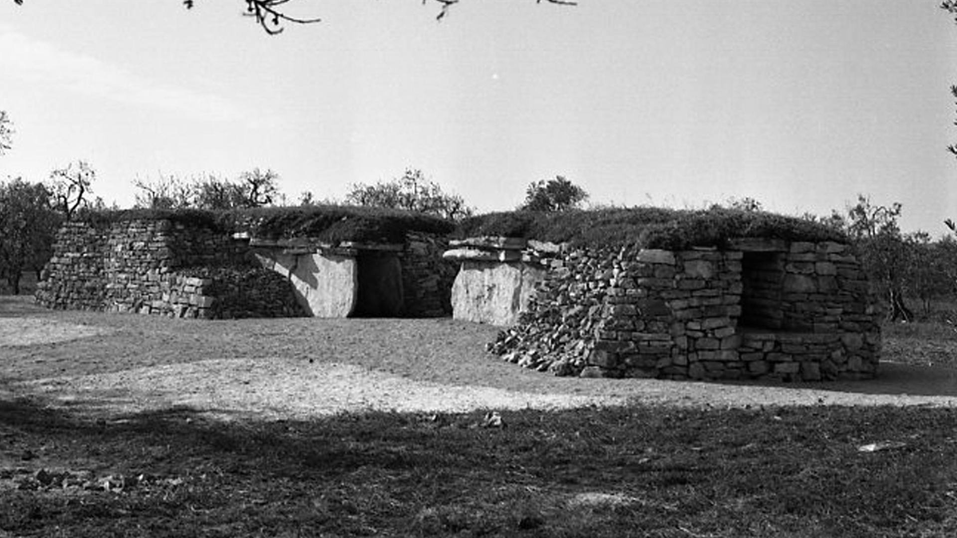 Dolmen San Silvestro. Restauro Lo Porto 1961.